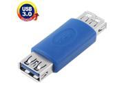 Super Speed USB 3.0 AF to AF Cable Adapter Blue