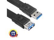 Noodle Style USB 3.0 A Male to USB 3.0 A Female AM AF Cable Length 1.5m