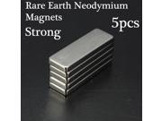 5pcs Rare Earth Neodymium Strong Cuboid Block Magnets N35 30x10x3mm
