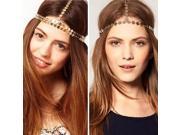 Stylish Paillette Style Alloy Hair Band Golden