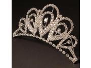Rhinestone Oval Style Wedding Bridal Crown Hair Comb Pin