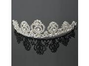 Sapling Shape Crown With Two Hairpins Tiara Silver