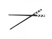 2pcs Black and White Fashionable Crystal Hairpin