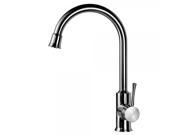 L shape 304 Stainless Steel Single Handle Kitchen Faucet