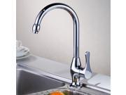 Swivel Kitchen Sink Faucets Chrome Mixer Tap One handle