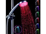 ABS Water Flow Power 7 Colors Changing LED Flash Light Bathroom Hand Held Shower Head