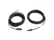 One Pair 30 Ft PV Solar Cable Connector 4m? w MC4 One On Each Cable M F