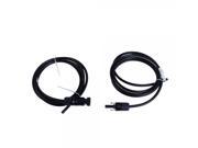 5FT 4mm2 PV Solar Cable w MC4 Connector One On Each Cable M F Black