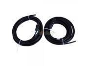 20FT 4mm2 PV Solar Cable w MC4 Connector One On Each Cable M F Black