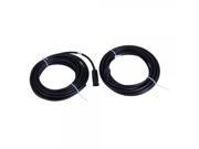 One Pair 20FT 6mm2 Solar Cable Wire with MC4 Male and Female Black