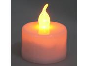 Yellow LED Candle Night Light with Cup 3*AG13