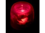 Pink LED Electronic Flameless Lights Projection Candle