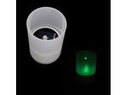 Solar Energy LED Light Candle Lamp Nightlight Green