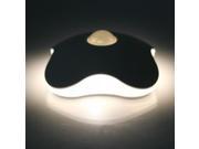 Creative Four Leaf Clover Design High Brightness Yellow Human Body Induction Lamp White