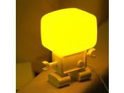 Creative Alien Robot Style Desktop Night Light Yellow Light