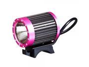 KINFIRE Waterproof Portable CREE T6 4 Mode 800LM White Light LED Headlight for Bicycle Black Purple