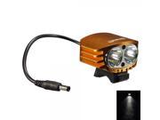 KINFIRE Waterproof CREE XM L T6 4 Mode 1300LM A20 LED Headlight for Bicycle Yellow