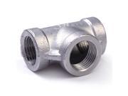 1 2 inch 304 Stainless Steel Pipe Fitting Threaded Biodiesel 3 Way