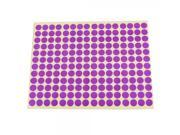 2880pcs 15 Sheets 10mm Paper Note Lable Stickers Circle Round Labels Purple