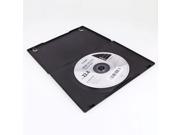 7mm Standard Single CD DVD Plastic Storage Case Black
