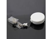 10pcs Amazing Hot Retractable Reel with Belt Clip for Keys IDs Badges White