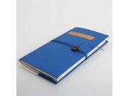 Portable Retro Style 96 Sheets Notebook Notepad Blue