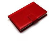 Snap Closure A5 150 Sheets Office Business Notebook Notepad Red