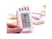 110 Sheet Pink Deer Pattern Paper Suture Line Notebook Notes Pad