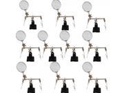 10pcs 5x Desktop Magnifying Glass Magnifier with Supporting Fixture