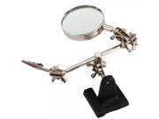 5x Desktop Magnifying Glass Magnifier with Supporting Fixture