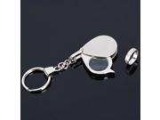 15x Magnifier Jewelry Identifying Type with stainless steel keychain