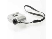 60X LED Lights UV Flashlight and Microscope Magnifier Silver and Black