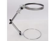 2.5X 130MM Desk type Foldable Reading Magnifier Stand Magnifying Glass Watch Jewery Repair Tool