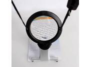 2X 6X 107MM 22MM LED Suspended Type Desktop Dual purpose Magnifier Magnifying Glass