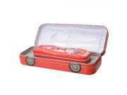 2Pcs Fashionable Car Shape Child Mother Stationery Boxes Red