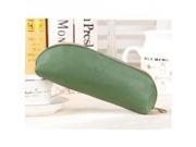 Large Size PU Leather Pencil Pen Stationery Bag Green