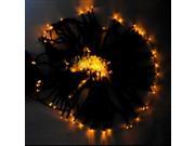 100 LED Light Solar String Lamp Festival Deco Yellow