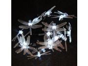 20LED Solar Christmas Decorative String Light with Dragonfly Shaped