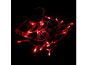 20 LED 2.2m Christmas Decorative Battery Light String Red