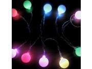 Frosted Ball Style Battery Powered LED Light Multi color Lamp