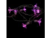 28pcs Rose Shaped String LED Lamp Festival Deco Pink