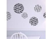 Letters Graffiti Home Décor Wall Stickers