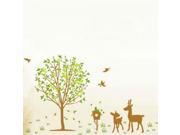 Wall Decor Decal Stickers Removable Large Tree Birds Dear