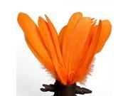 50pcs Beautiful Duck Feather 4 8 Optional Colors Wedding Decorations Orange