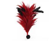 Wire Flower Feather Red