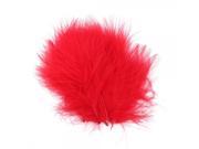 10pcs 4.5 Feathers Marabou Fluff Red