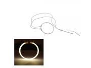 12V 6W 65mm LED Car Angel Eyes Light Headlight Yellow 12V 6W 65mm LED Car Angel Eyes Light Headlight Yellow