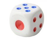 15mm Classical Plastic Dice with Dot for Bar White