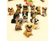 Puppy 12 Cute Animal Simulation Resin Doll Christmas Gift