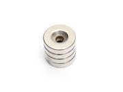 4pcs N52 20*5mm Counterbore Hole 5mm Neodymium Super Strong Magnets